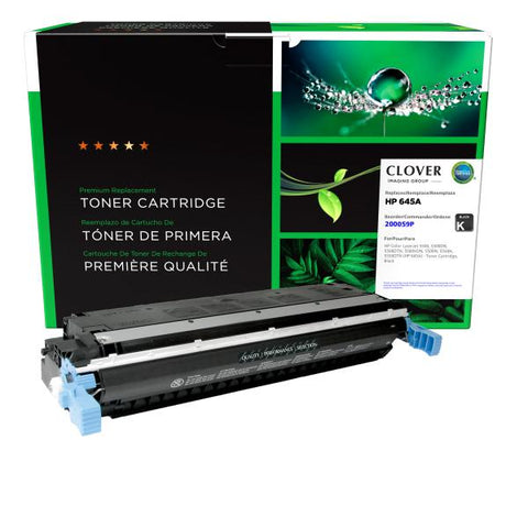 Clover Technologies Group, LLC Remanufactured Black Toner Cartridge (Alternative for HP C9730A 645A) (13000 Yield)
