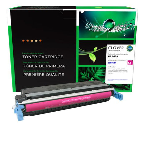 Clover Technologies Group, LLC Remanufactured Magenta Toner Cartridge (Alternative for HP C9733A 645A) (12000 Yield)