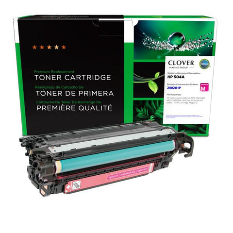 Clover Technologies Group, LLC Remanufactured Magenta Toner Cartridge (Alternative for HP CE253A 504A) (7000 Yield)