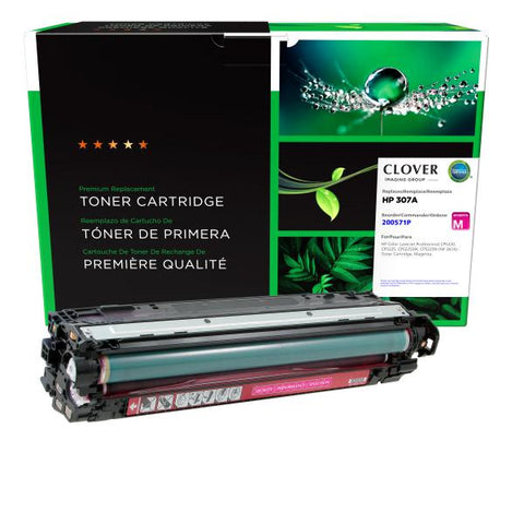 Clover Technologies Group, LLC Remanufactured Magenta Toner Cartridge (Alternative for HP CE743A 307A) (7300 Yield)