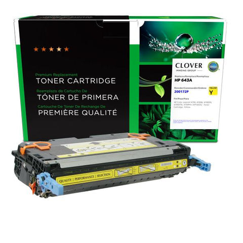 Clover Technologies Group, LLC CIG Compatible Yellow Toner Cartridge for Color LJ 4700 (Alternative for HP Q5952A 643A) (10000 Yield)