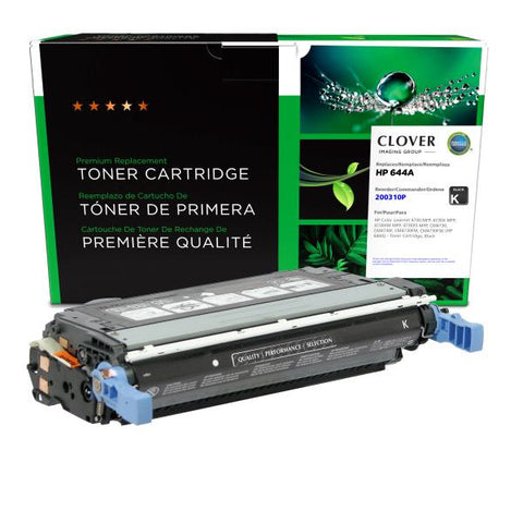 Clover Technologies Group, LLC Remanufactured Black Toner Cartridge (Alternative for HP Q6460A 644A) (12000 Yield)