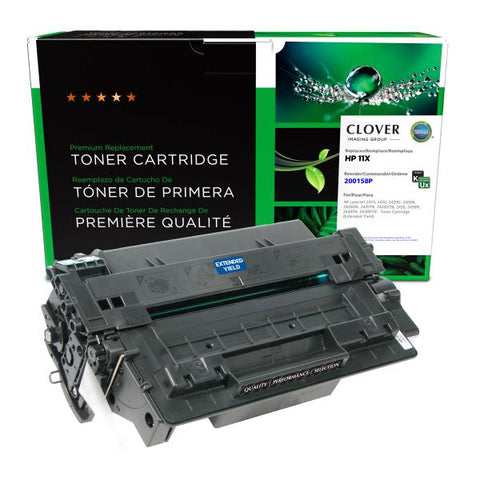 Clover Technologies Group, LLC Remanufactured Extended Yield Toner Cartridge (Alternative for HP Q6511X 11X) (18000 Yield)