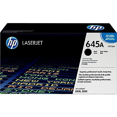 HP 645A (C9730A) Black Original LaserJet Toner Cartridge (13000 Yield)
