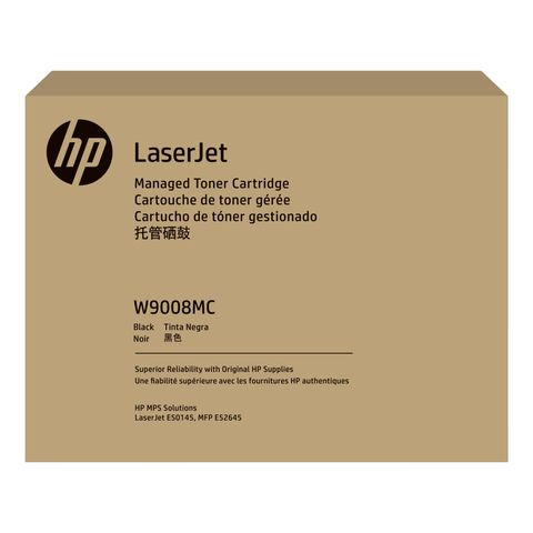 HP (W9008MC) Black Managed Original LaserJet Toner Cartridge (23000 Yield)