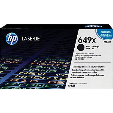 HP 649X (CE260X) Black Original LaserJet Toner Cartridge (17000 Yield)
