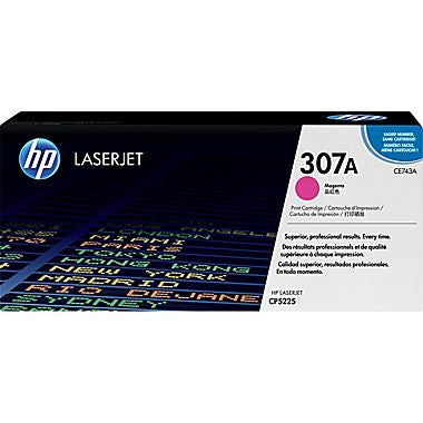 HP 307A (CE743A) Magenta Original LaserJet Toner Cartridge (7300 Yield)