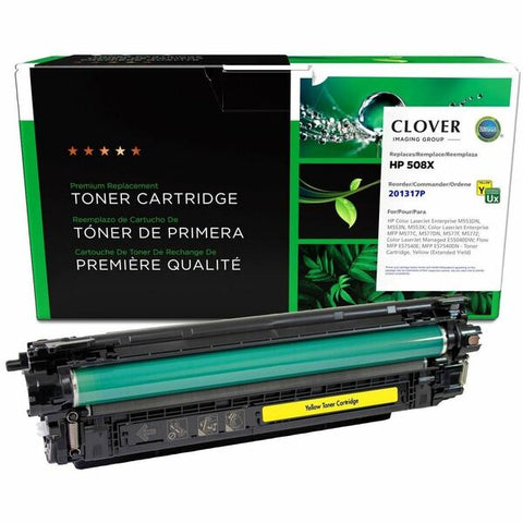 Clover Technologies Group, LLC Remanufactured Extended Yield Yellow Toner Cartridge for HP CF362X