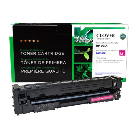 Clover Technologies Group, LLC Remanufactured Magenta Toner Cartridge (Alternative for HP CF403A 201A) (1400 Yield)