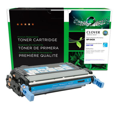 Clover Technologies Group, LLC CIG Compatible Cyan Toner Cartridge for Color LJ 4700 (Alternative for HP Q5951A 643A) (10000 Yield)