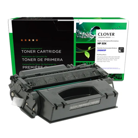 Clover Technologies Group, LLC Remanufactured High Yield Toner Cartridge (Alternative for HP Q7553X 53X) (7000 Yield)