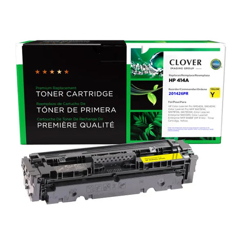 Clover Technologies Group, LLC Clover Imaging Remanufactured Yellow Toner Cartridge for HP W2022A (HP 414A)