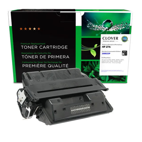 Clover Technologies Group, LLC Remanufactured Toner Cartridge (Alternative for HP C4127A 27A) (6000 Yield)
